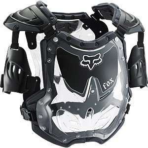  Fox Racing R3 Womens Chest Protector Black/Grey Small 