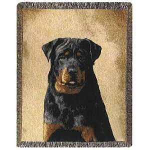 Rottweiler Dogs Beautiful 100% Cotton Tapestry Throw Blanket
