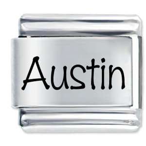  Name Austin Italian Charms Pugster Jewelry