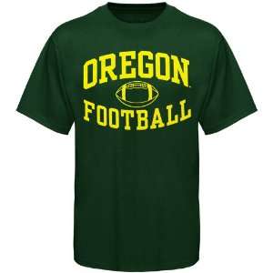  NCAA Oregon Ducks Green Reversal Football T shirt Sports 