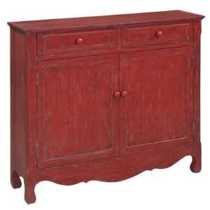  Cottage Cupboard in Distressed Raspberry