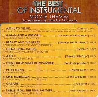 BEST INSTRUMENTAL SOUNDTRACK COLLECTION MOVIE THEMES CD  