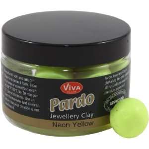   Decor 2.7 Ounce Pardo Jewelry Clay, Neon Yellow Arts, Crafts & Sewing