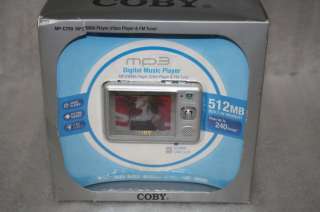 COBY MP C759  FM WMA Player 2.5 Color LCD Display  