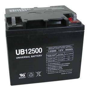12V 50Ah AGM Sealed Lead Acid Battery Universal UB12500  