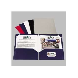   Folder, Corner Tabs, Business Card holder, Gray