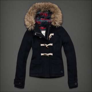   Women JIll Wool Outwear Coat Jacket For Winter Navy/Red $260  