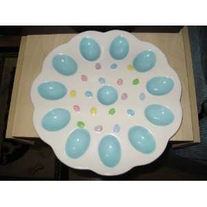 Hallmark Colored Easter Egg Plate 
