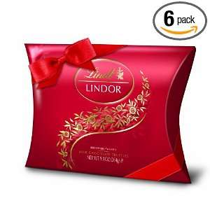 Lindor Truffles Holiday, Milk Pillow Box, 9.3 Ounce Packages (Pack of 