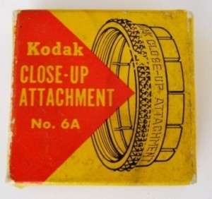 KODAK Old CLOSE UP ATTACHMENT 6A for fixed focus camera  