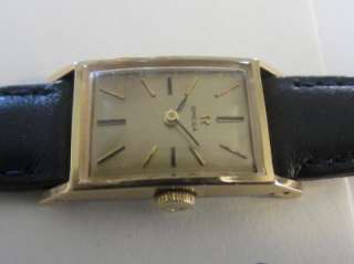 Vintage Omega ladies Gold Watch Mechanical Manual Wind 484 cal  