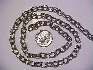 Large Bulk Cable Chain Nickel Plated Steel 8x5mm FPS018  