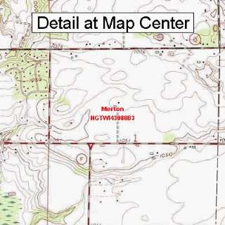   Map   Merton, Wisconsin (Folded/Waterproof)