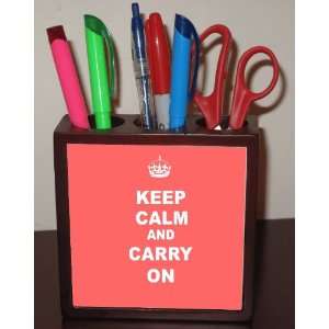  Rikki KnightTM Keep Calm and Carry On   Tropical Pink 