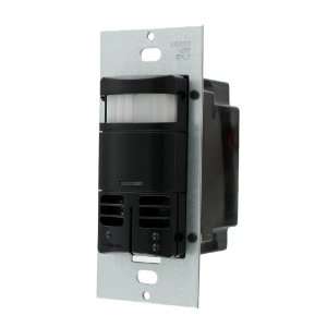   Relay Decora Wall Switch with Multi Technology Occupancy Sensor, Black