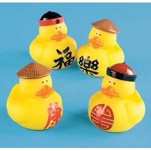  Chinese Rubber Duckies set of 4 Toys & Games