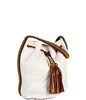 Melie Bianco Vivian Woven Bucket Bag w/ Chain Side Trim $62.99 ( 36% 