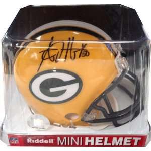  A.J. Hawk Green Bay Packers Autographed Mini Helmet 