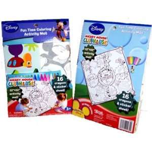  Mickey Mouse Clubhouse Fun Time Coloring Activity Mat 