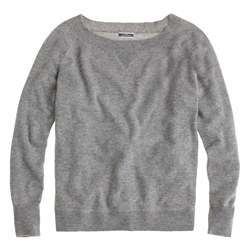 Cashmere mesh crewneck sweater