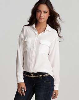 Equipment Long Sleeve Signature Silk Shirt   Tops   Apparel   Womens 