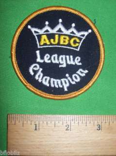 AJBC American Junior Bowling Congress Champion 3 Patch  