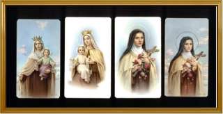 Catholic Holy Cards OL Mt. Carmel, Therese of Lisieux  
