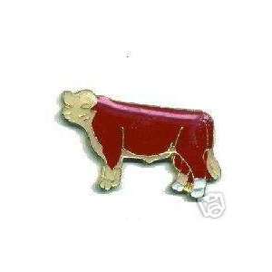  Cow Steer Bull Hat Tac Lapel Pin 