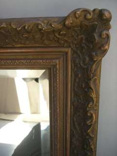 Antique French Louis XV walnut wall mirror # as/1528  
