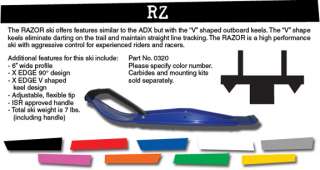 many different sleds and carbides also for these ski s not included in 