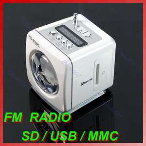 Portable Multimedia FM Radio SD/USB  Sound Speaker  