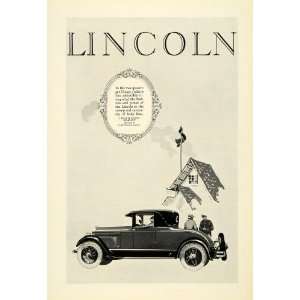   Lincoln Coupe Judkins Motor Body Automobile Car   Original Print Ad