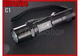 UltraFire C1 Cree XM L T6 LED 5 M 750LM Flashlight Torch *Parts for 