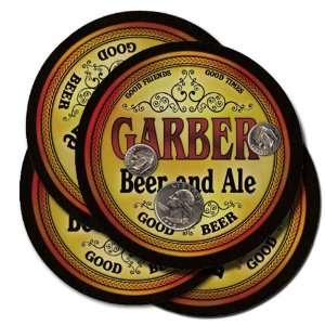  Garber Beer and Ale Coaster Set