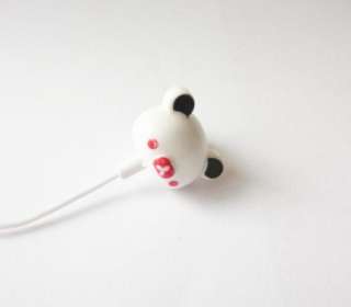 5mm Stereo In ear Earphone Headphone Cute Bear for ,ipod  