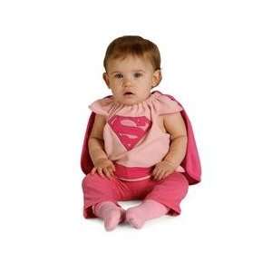  Rubies Supergirl Deluxe Bib Size Newborn Baby