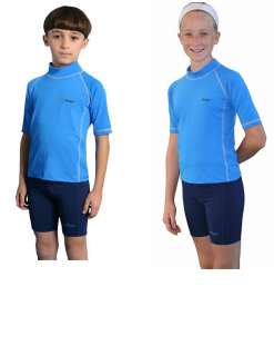 Girl & Boy UV Sun Protection Rash Guard & Short Outfit  