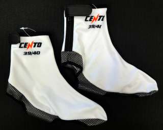   Winter Cycling Booties / Shoe Covers made by TeoSport in Italy  White