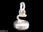 Sterling Silver Charms   Curling Stone Charm 3D