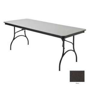 Mity Lite Abs Folding Tables   Rectangle   18X 72 Black Texture