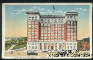 Curtis Publishing Company Philadelphia PA Postcard 1920  