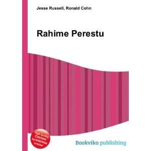  Rahime Perestu Ronald Cohn Jesse Russell Books