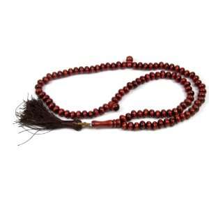 Maroon Colored Olive Tespeh, 24  Strand Necklace, 8x6mm 