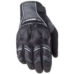   Motorcycle Gloves Grey/Black/Silver Medium M 1056 1303 Automotive