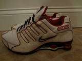   Shox Red White Women Shoe Sz 7 NZ 311137 112 VJ 1 Running Walking NICE