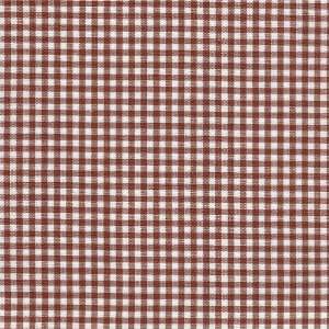  SWATCH   Chocolate Gingham Fabric by New Arrivals Inc 