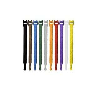   Lite CableWrap 10 Pack, Rainbow, Made in USA Electronics