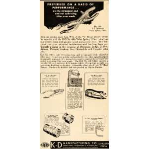   Lifter Compressor Kay Dee Tools   Original Print Ad