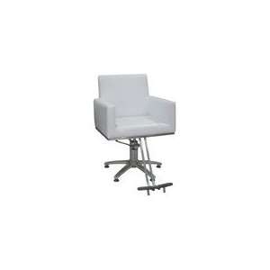   Vinyl Salon Chair with Hydraulic Height Adjustments 