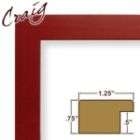 Craig Frames Inc 10x13 Complete 1.25 Wide Red Colori Picture Frame 